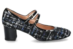 Damen Status Riemenpumps ZERMATT DRILL VERNICE NERA