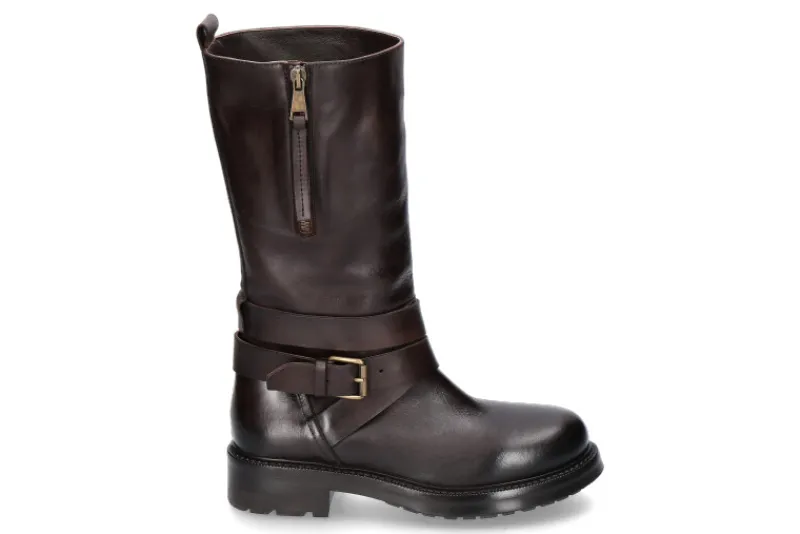 Damen Strategia Biker- Boots RANGER BOSTON- fondente/dunkelbraun