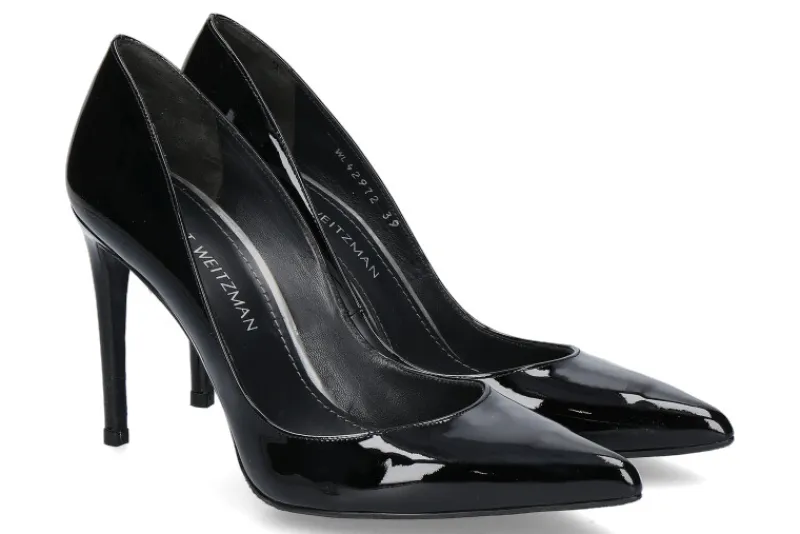 Damen Stuart Weitzman Pumps CURVIA BLACK PATENT (41)