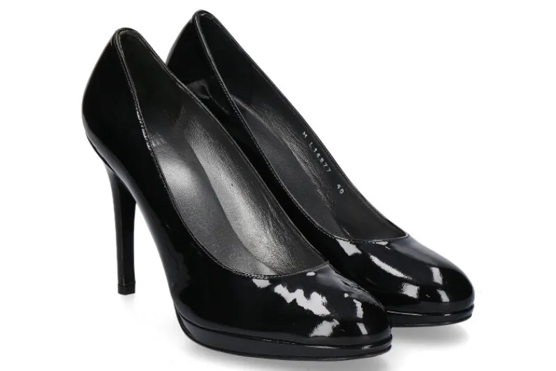 Damen Stuart Weitzman Pumps PLATSWOON BLACK PATENT (42)