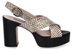 Damen Stuart Weitzman Sandale JERRY BAMBINA OUTLINED SNAKE (39)