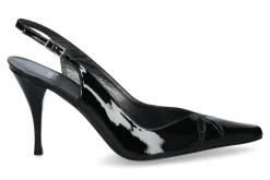 Damen Stuart Weitzman Sandale REVEALING BLACK SOFT PATENT (40)
