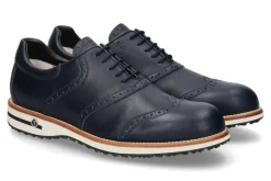 Herren Tee Golf Shoes Tee Golf Herrengolfschuh DAVID VITELLO BLU WATERPROOF