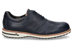 Herren Tee Golf Shoes Tee Golf Herrengolfschuh DAVID VITELLO BLU WATERPROOF