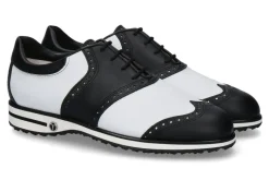 Damen Tee Golf Shoes Damen- Golfschuh SUSY VITELLO NERO BIANCO WATERPROOF