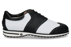 Damen Tee Golf Shoes Damen- Golfschuh SUSY VITELLO NERO BIANCO WATERPROOF