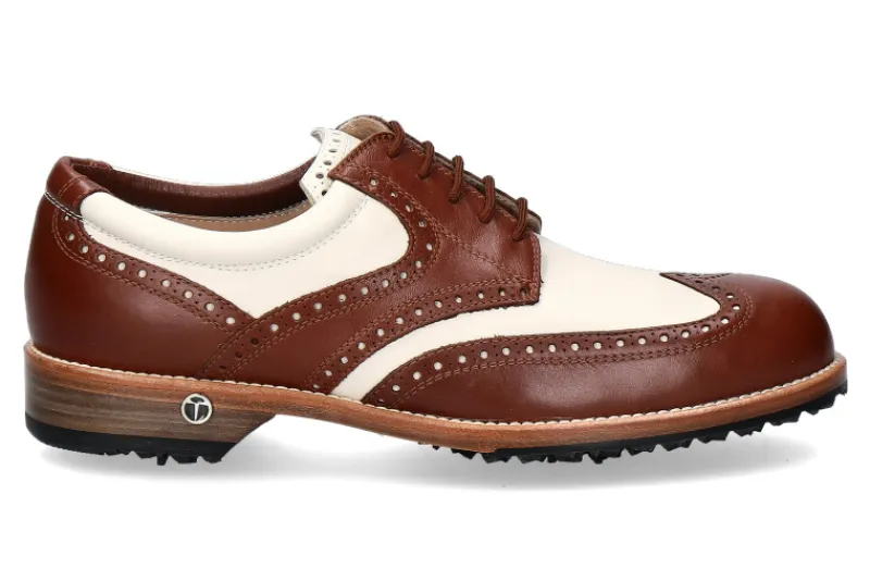 Herren Tee Golf Shoes Herren- Golfschuh TOMMY BRANDY BEIGE (42)