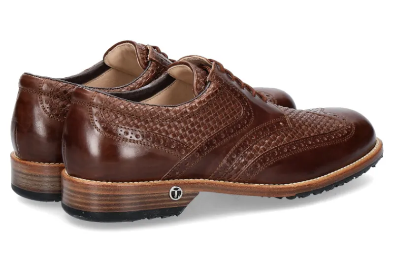 Herren Tee Golf Shoes Herren- Golfschuh TOMMY SALINAS CUOIO (43)