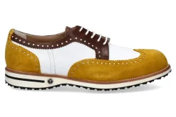 Herren Tee Golf Shoes Herren- Golfschuh JASON SUN VITELLO WP BIANCO MORO (43)