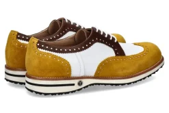 Herren Tee Golf Shoes Herren- Golfschuh JASON SUN VITELLO WP BIANCO MORO (43)