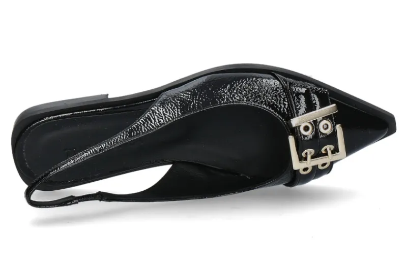 Damen Thea Mika Slingballerina- NAPLACK- nero/schwarz