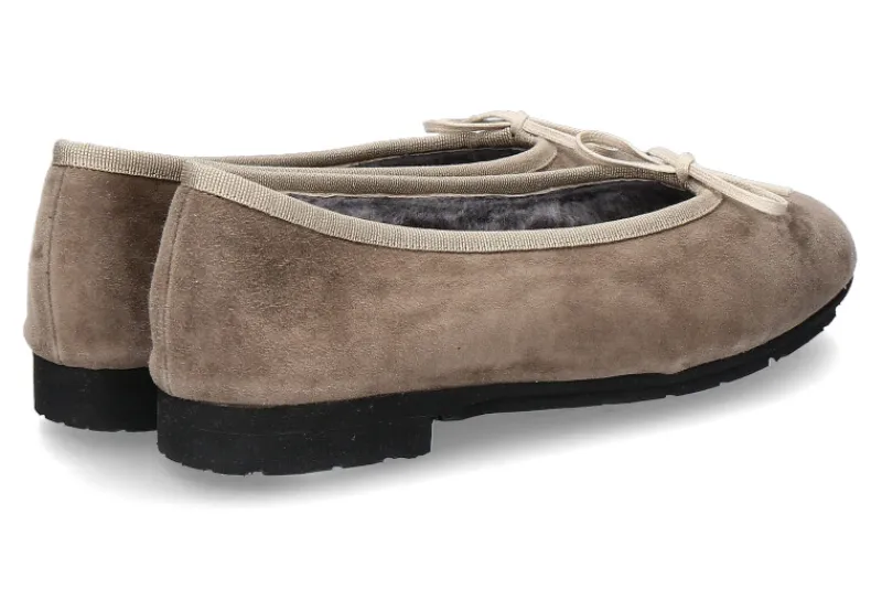 Damen Thierry Rabotin Ballerina gefüttert BRUNILDE CAMOSCIO CANE