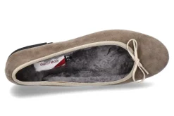 Damen Thierry Rabotin Ballerina gefüttert BRUNILDE CAMOSCIO CANE