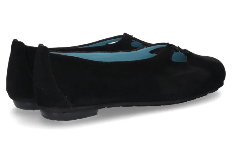 Damen Thierry Rabotin Ballerina GILLIAN CAMOSCIO NERO