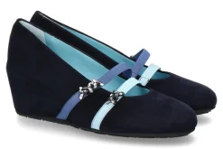 Damen Thierry Rabotin Keilballerina TORBIS CAMOSCIO DARKBLU (39½)