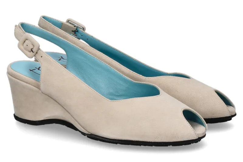 Damen Thierry Rabotin Keilsandale CHICAGO FLORIDA LIGHT IVORY (38½)