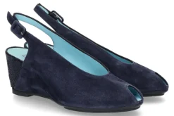 Damen Thierry Rabotin Sandale CLAYTON CAMOSCIO DARK BLUE (38½)