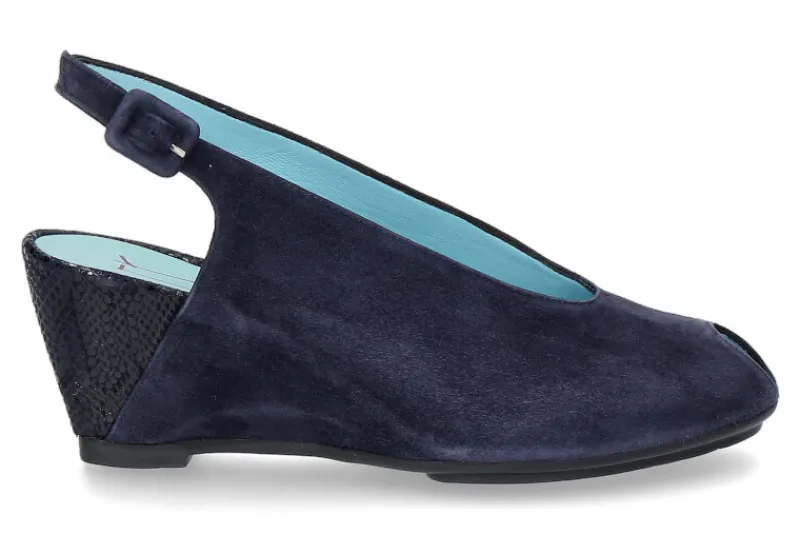 Damen Thierry Rabotin Sandale CLAYTON CAMOSCIO DARK BLUE (38½)