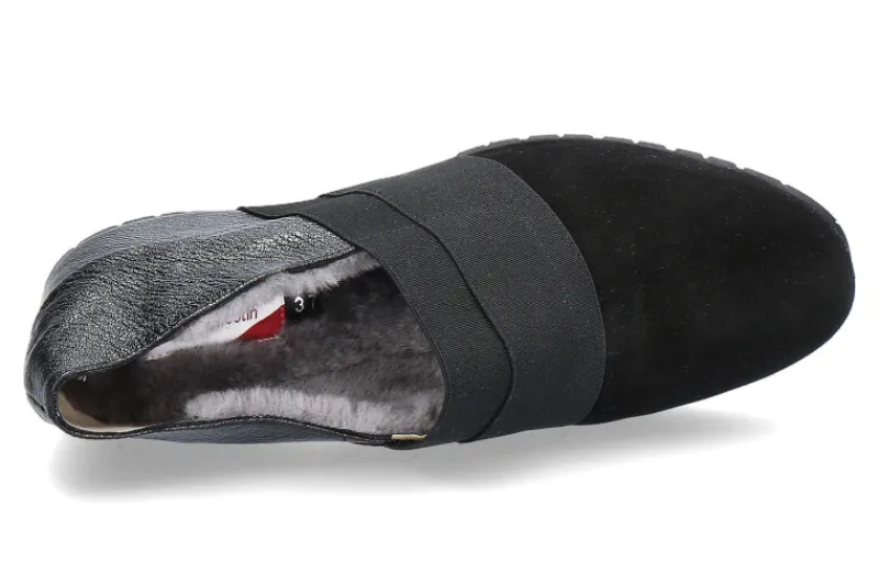 Damen Thierry Rabotin Slipper gefüttert CAMOSCIO NERO