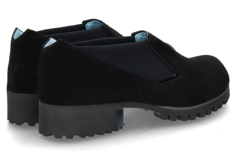 Damen Thierry Rabotin Slipper MARIN CAMOSCIO STRETCH- nero/ schwarz