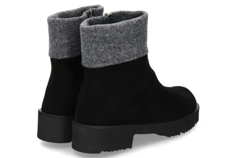 Damen Thierry Rabotin Stiefelette ZARUDE CAMOSCIO PUNA -schwarz/grau