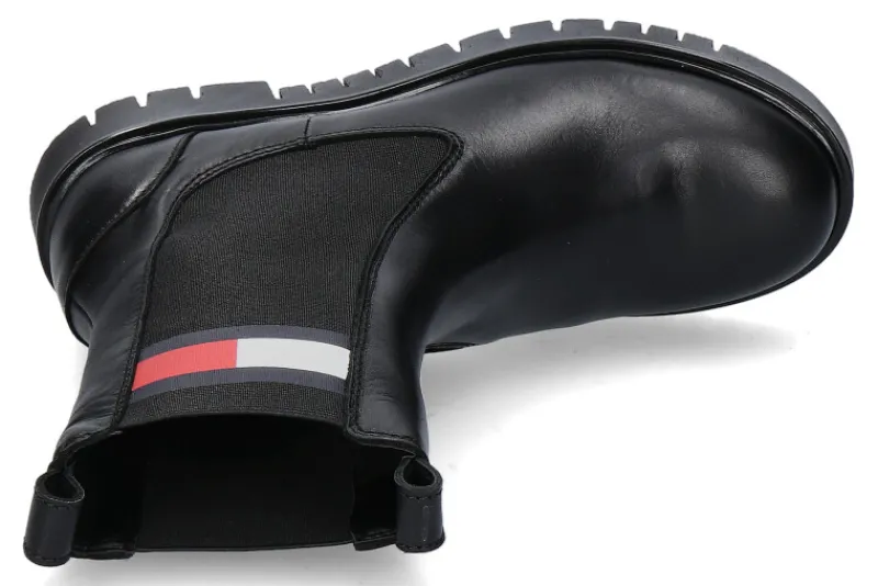 Damen Tommy Hilfiger Damen- Boots LONG CHELSEA BLACK- schwarz