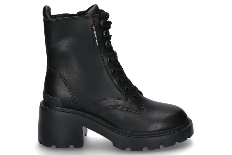 Damen Tommy Hilfiger Damen- Stiefelette LEATHER- black/schwarz