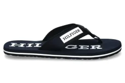 Herren Tommy Hilfiger Herren- Zehentrenner PATCH BEACH SANDAL desert sky