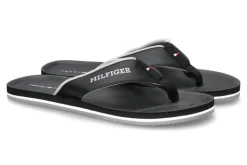 Herren Tommy Hilfiger Zehentrenner BEACH SANDAL black