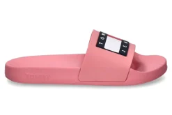 Damen Tommy Hilfiger Tommy Jeans by Damen- Pantolette FLAG POOL SLIDE  tickled pink