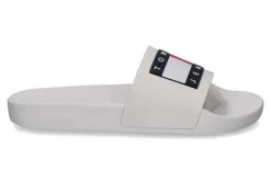 Damen Tommy Hilfiger Tommy Jeans by Damen- Pantolette FLAG POOL SLIDE ecru