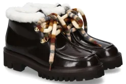 Damen Truman's Schnürboots BRUSH T.M. SHIRLING BIANCO- dunkelbraun