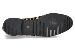 Damen Truman's Slipper PONY LEOPARD SPAZZ. NERO