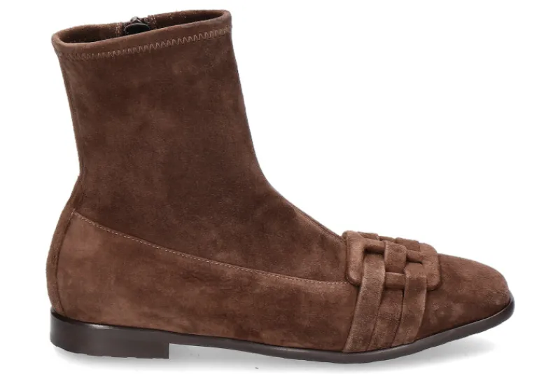 Damen Truman's Stiefelette CAMOSCIO BRUCIATO STRETCH- dunkelbraun