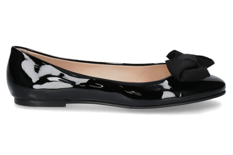 Damen Unützer Ballerina CALZATURE DONNA VERNICE NERA (39)