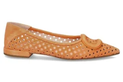 Damen Unützer Ballerina CAMOSCIO ORANGE 9235