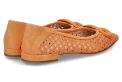Damen Unützer Ballerina CAMOSCIO ORANGE 9235