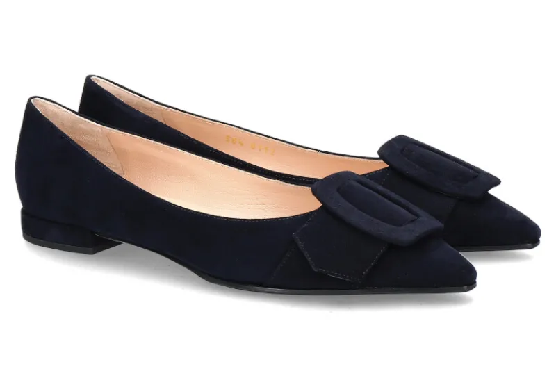 Damen Unützer Ballerina CAMOSCIO NOTTE (39½)