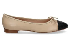 Damen Unützer Ballerina CAPRETTO BEIGE NERO