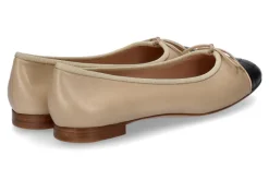 Damen Unützer Ballerina CAPRETTO BEIGE NERO