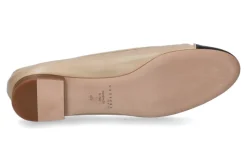 Damen Unützer Ballerina CAPRETTO BEIGE NERO