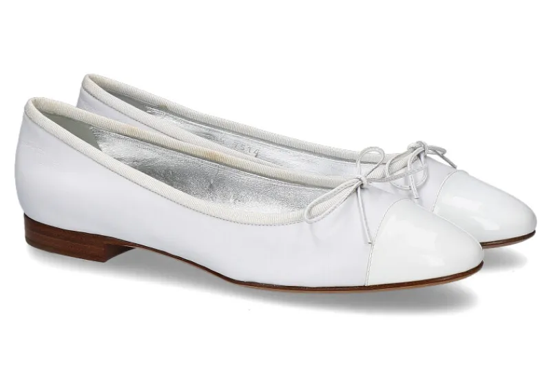 Damen Unützer Ballerina NAPPA BIANCA / VERN. BIANCA (38)