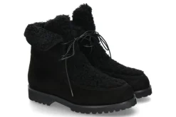 Damen Unützer Bootie VELOUR/ 10 schwarz