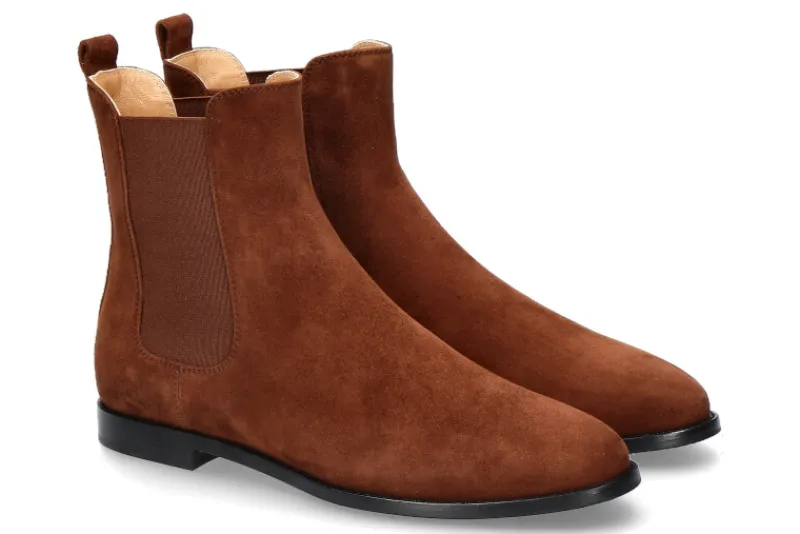 Damen Unützer Chelsea Boot 47 COGNAC CAMOSCIO- braun