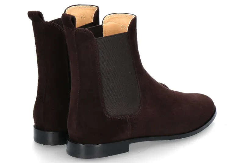 Damen Unützer Chelsea Boot CAMOSCIO- 49 chocolate