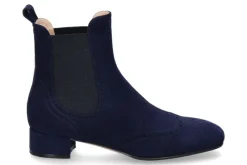 Damen Unützer Chelsea Boot CAMOSCIO NAVY