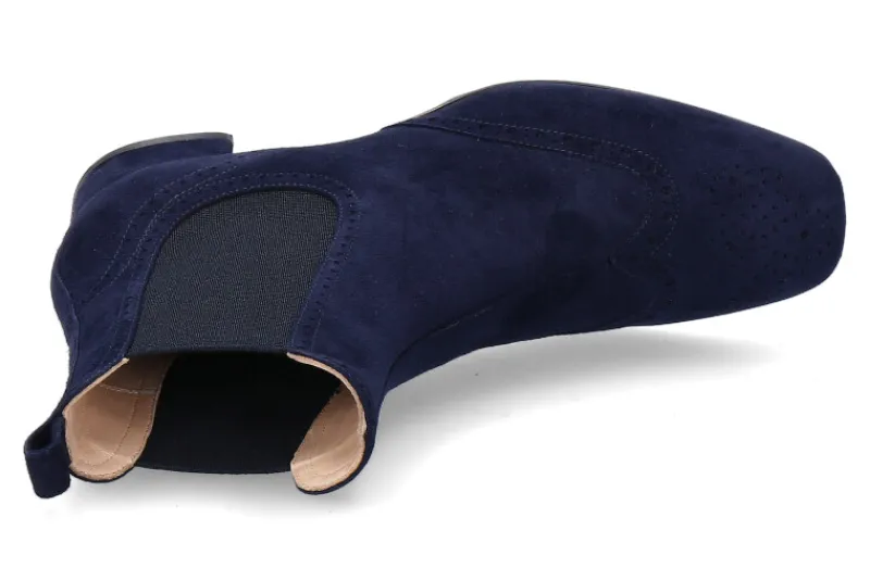 Damen Unützer Chelsea Boot CAMOSCIO NAVY