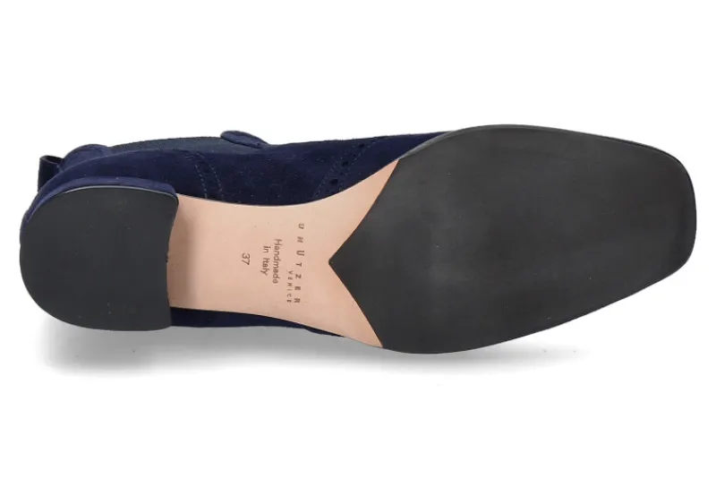 Damen Unützer Chelsea Boot CAMOSCIO NAVY