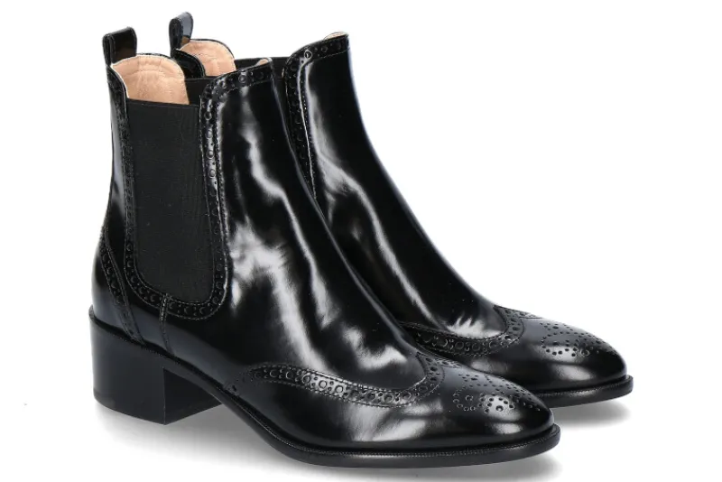 Damen Unützer Chelsea Boot SPAZZOLATO NERO (39½)