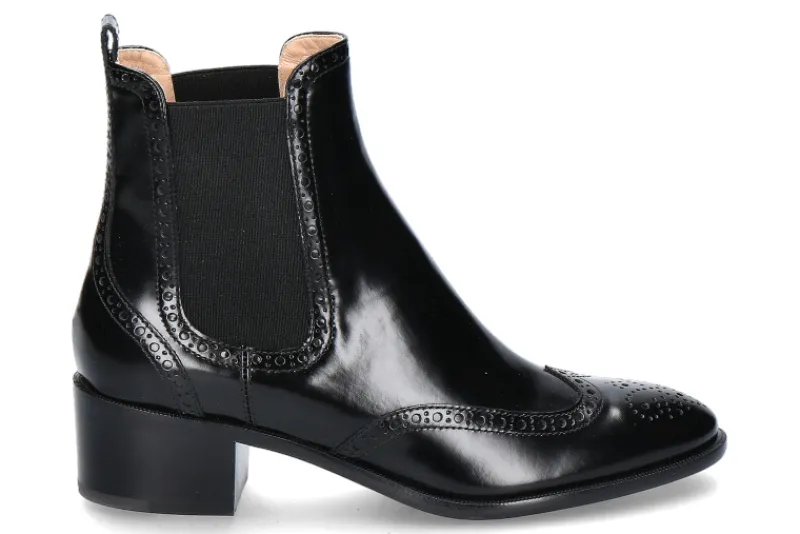 Damen Unützer Chelsea Boot SPAZZOLATO NERO (39½)